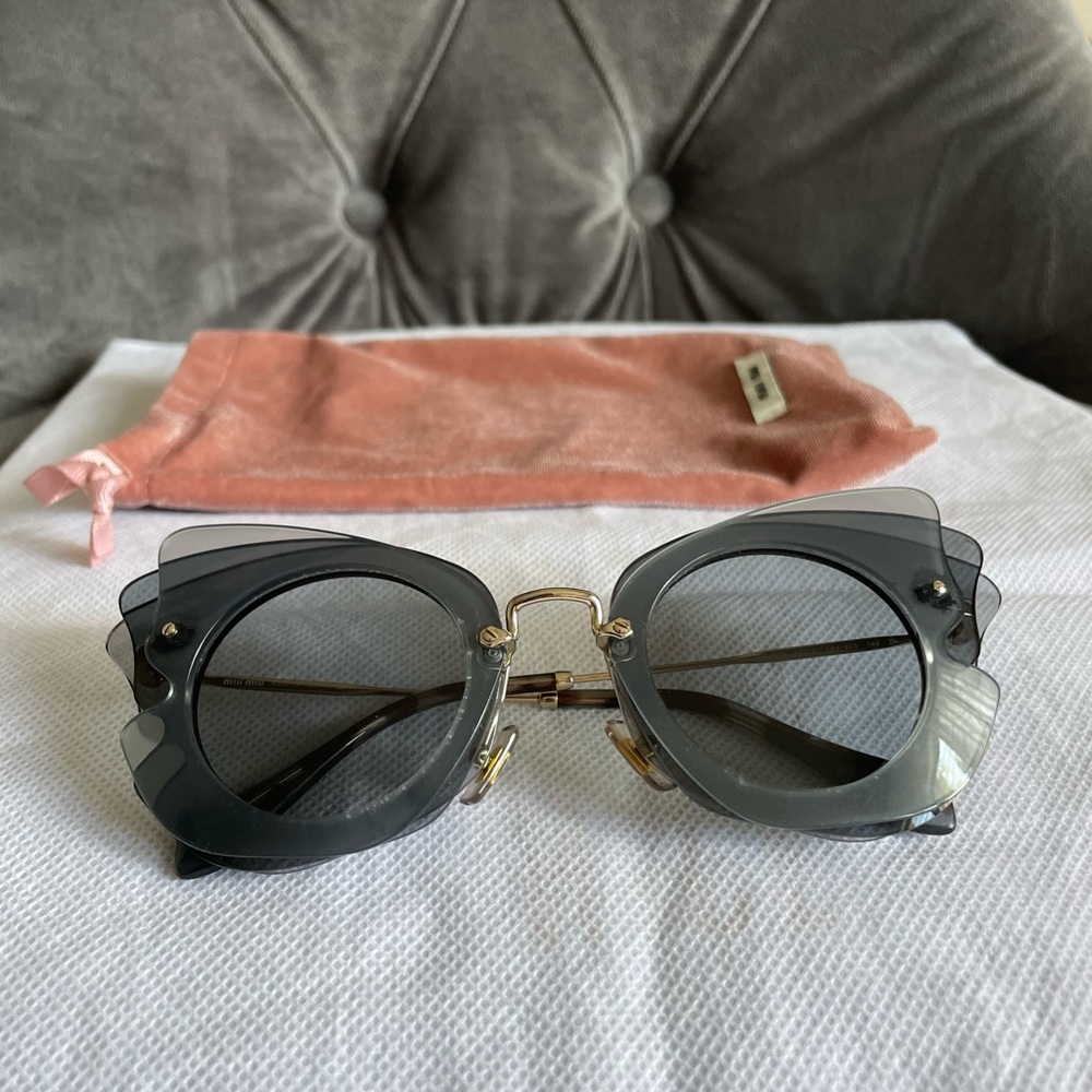 Miu miu cat eye ,butterfly sunglasses in grey !